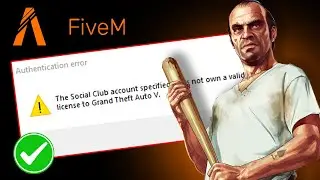 Ошибка аутентификации FiveM &mdash; Указанная учетная запись Social Club не имеет действующей лицензии ...