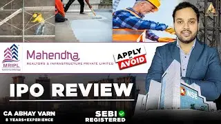 Mahendra Realtors & Infrastructure ipo | Mahendra Realtors & Infrastructure ipo review #gmp