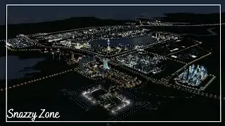 Best Cinematic Night View of Our Dream City! - Cities Skylines