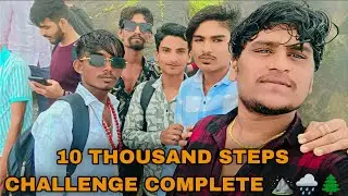 GIRNAR 10 THOUSAND STEPS CHALLENGE COMPLETE ⛰️🌧️🌲