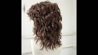 Star Wars Anakin Skywalker Darth Vader Brunette Wavy Lace Front Synthetic Wig LF407GA