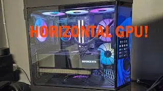 Horizontal GPU in the Hyte Y60 case! Guide