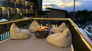 BAR & LOUNGE ROOFTOP SYAHDU HOTEL BINTANG 4 VIEW SAWAH