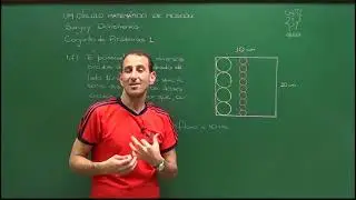 Problema: Cortando círculos de um quadrado