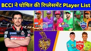 IPL 2021 - List of All Replacement Players to Play For These New Teams