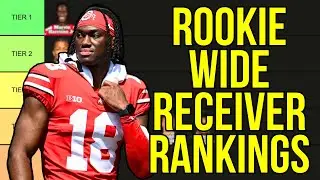 Top 10 Rookie WR Rankings w/Tiers - 2024 Dynasty Fantasy Football
