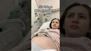 I&rsquo;m going to give birth!! 😱👶🏻 #girlthings 💕