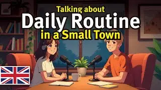 Daily Routine in a Small Town 🌅 | Simple English Listening Practice for Beginners & A2