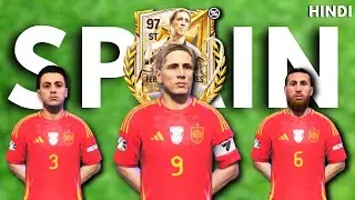 WE BUILD 2010 SPAIN WORLD CUP WINNING SQUAD WITH TORRES IN FC MOBILE.