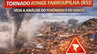 Tornado Confirmado no RS! Farroupilha Sofre com Destruição e Temporal Severo!