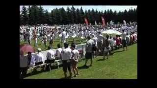 Eröffnung der LM 2012 in Burkau- Spiel der Fanfarenzüge