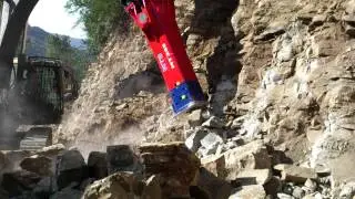 uymanlar hafriyat mtb 285 kırıcı çalışması