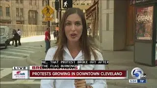 Breaking coverage: RNC flag burning arrest- Tara Molina