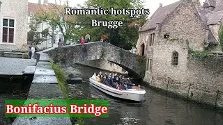 Romantic hotspots - Love Bridge In Brugge, Bonifacius Bridge