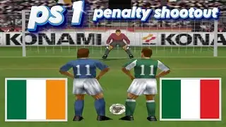 PS1 Football Classic | Penalty Shootout: Ireland vs Italy