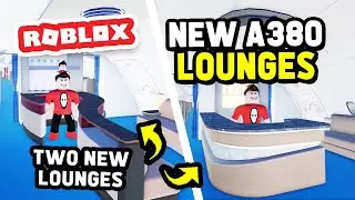 Новое обновление лаунжей A380 в Cabin Crew Simulator (Roblox)