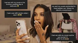 Reacting To My Subscribers DEEPEST DARKEST Secrets!! Part 6