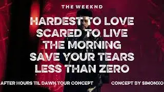 The Weeknd - Hardest To Love/Scared To Live/The Morning/Save Your Tears/LTZ [AHTDT Concept]