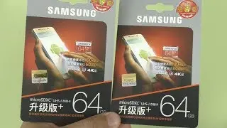 КАРТЫ ПАМЯТИ Samsung UHS-3 64GB Micro SDXC / 100MB/s на 60MB/s ► Посылка из Китая / GearBest