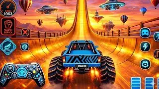 🚨Monster Truck Mega Ramp Extreme Racing Mega Ramp Extreme stunts 💥