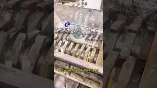 Waste Gas Cylinder Shredding | Double Shaft Shredder Power
