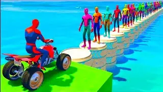 Spider Man Bike Game 🕷️ | High Speed Stunts & Fun