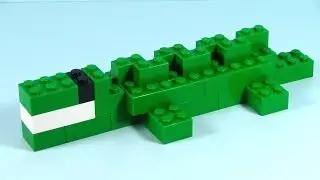 How To Build Lego ALLIGATOR - 6177 LEGO&reg; Basic Bricks Deluxe Projects
