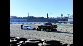 【5速200km/h進入】ツインリングもてぎ フルコースドリフト S15車載  with ドリ天カワサキさん【ノーカット】