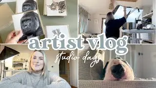 A Realistic Few Days | Artist Studio Vlog