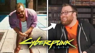 CYBERPUNK 2077 - Help vs Don't Help Flaming Crotch Man (Jesse Cox Mission)