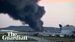 UPS plane crashes near Louisville international airport in Kentucky