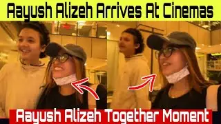 Aayush Alizeh Arrives At Cinemas😱Aayuzeh Together#alizehjamali #aayuzeh #aayujanta