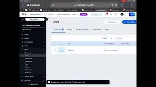 Wix tutorial (2025) (episode 2: blog posts and video library)