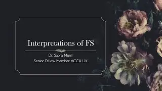FA Ch 25 Interpretations FS LEC