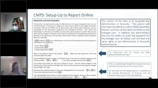 Compliance Monitoring & Tracking System (CMTS) Training