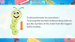 Ch 17 | Ace Publishing House | Math Pre Primer | LKG | Ascending and Descending Order | For children