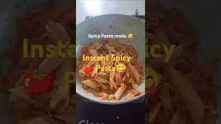 Spicy Tomato Pasta Recipe 😋| #pasta #tomatopasta #pastarecipe #cooking #shorts #ytshorts #yt #video
