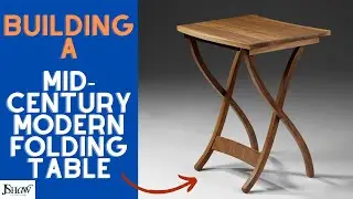 Building a Folding Table: Mid-Century Modern Design  (Updated Version 2025)