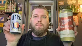 Miller Lite VS Miller High Life Blind BEER BATTLE!