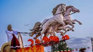 🔴 ኤልያስ በሰረገላ ሰወረው ደመና | የጎፋ ገብርኤል ወጣቶች የሰሩት ሐውልት 