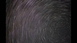 Star Trails Around South Celestial Pole