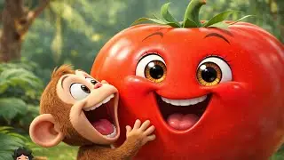 Vaha Tamatar Bade Mazedaar 🍅 | Hindi Kids Rhyme | Cute Cartoon Animation #vahatamatarbademajedar