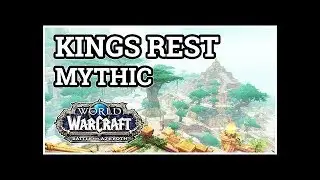 Kings' Rest Mythic Plus +3 (Resto Druid Pov) Healer WoW BFA