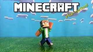 FLEXIBLE - Minecraft Papercraft Stop Motion Animation🎬