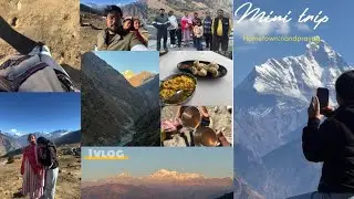 Mini trip||hometown:nandprayag|auli|benital🏔️