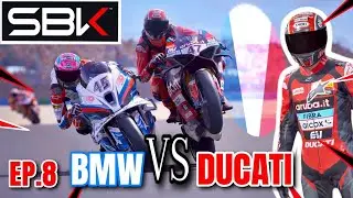 🥊RIDE 5 DUCATI VS BMW en MAGNY COURS - SBK 2024 #8🥊