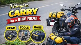 Things we carry for our Long Ride | Riding essentials | Preparation Vlog | Detailed video Bike Ride 