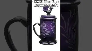 A Glass from the Past! HMNS Glass Expo 2024 #glass #collection #collecting #bottle