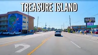 Treasure Island Florida - Driving Through