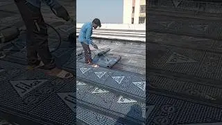 waterproof membrane  #civilengineering #waterproofing #ytshorts #technology #construction #viral